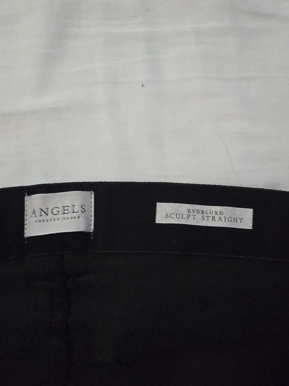 Angels Black Straight Leg Pants Size 14/32